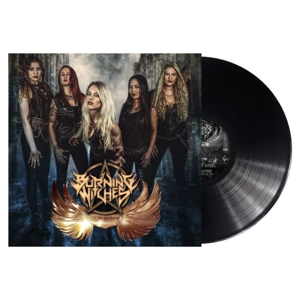 BURNING WITCHES / バーニング・ウィッチーズ / WINGS OF STEEL<BLACK VINYL>