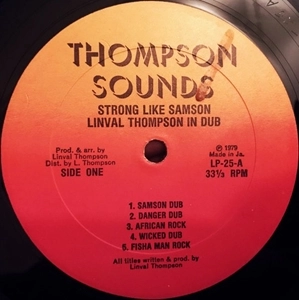 LINVAL THOMPSON / リンバル・トンプソン / STRONG LIKE SAMSON LINVAL THOMPSON IN DUB