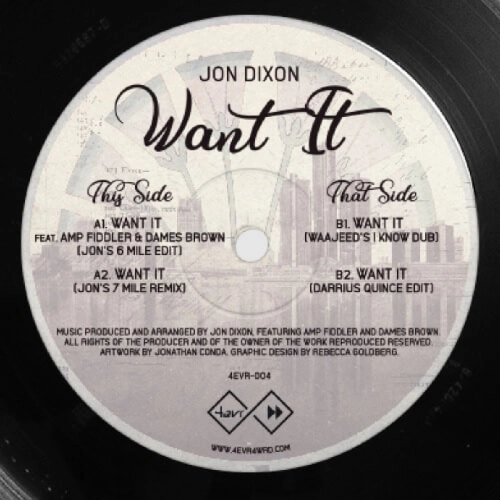 JON DIXON / ジョン・ディクソン / WANT IT