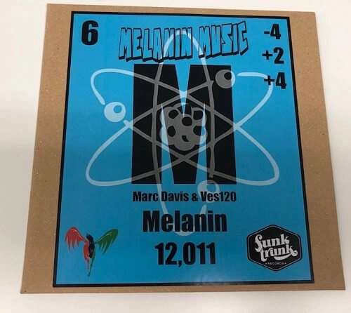 MARC DAVIS & VES120 / MELANIN MUSIC (7" BLUE WAX)