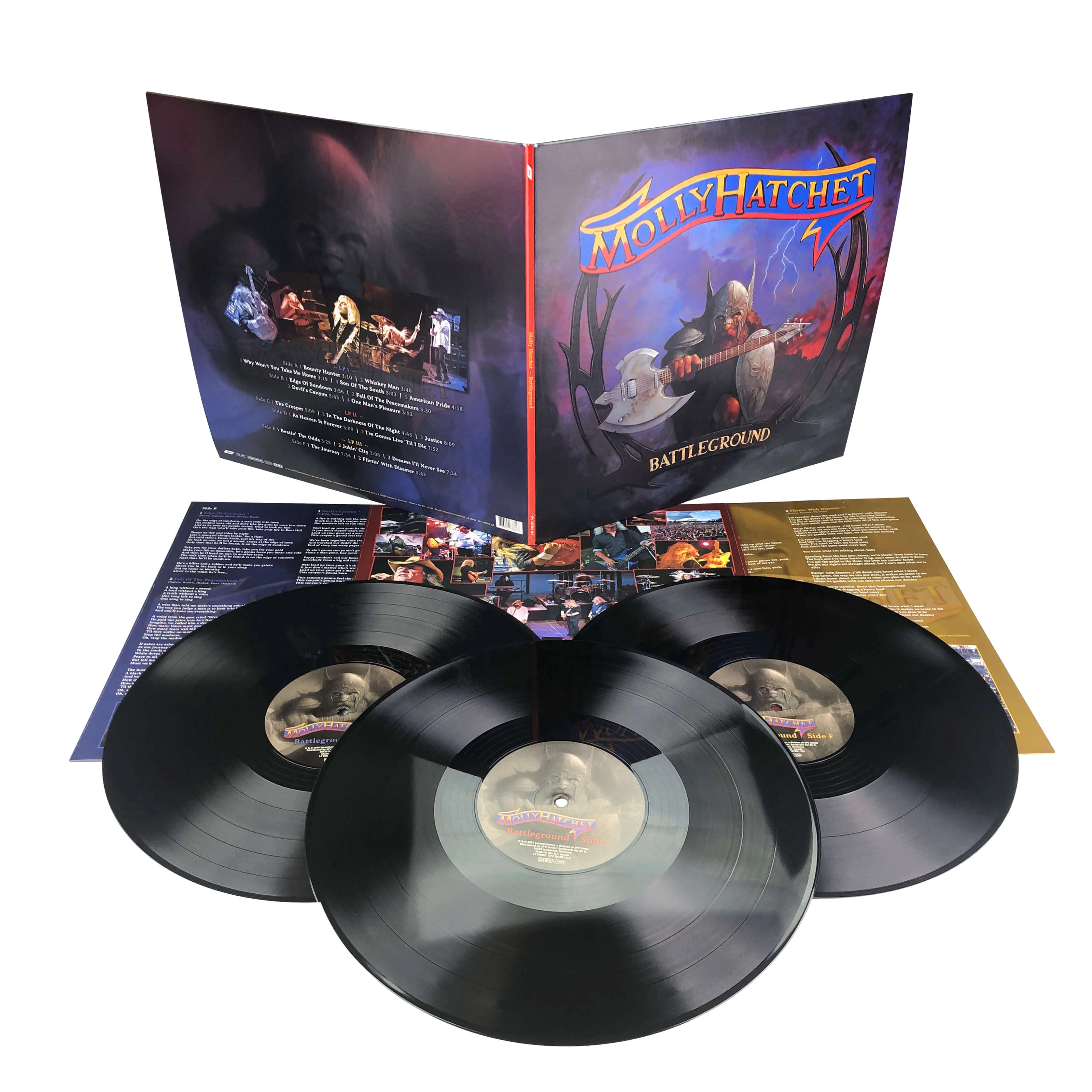 MOLLY HATCHET / モリー・ハチェット / BATTLEGROUND<3LP/BLACK VINYL>