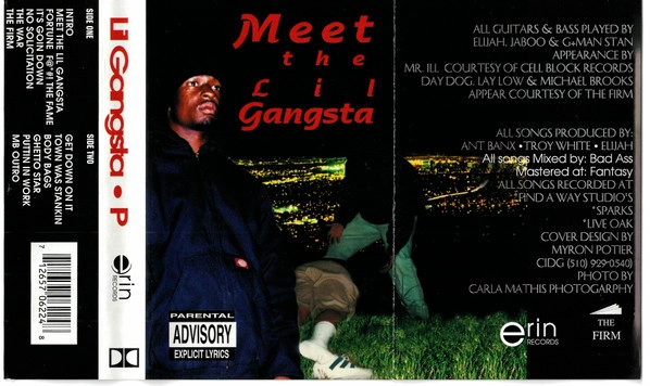 LIL GANGSTA P / MEET THE LIL GANGSTA