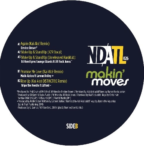 V.A.(NDATL MUZIK) / MAKIN' MOVES (EMDEE BROWN/DJ KEMIT/MALIK ALSTON/WIPE THE NEEDLE)