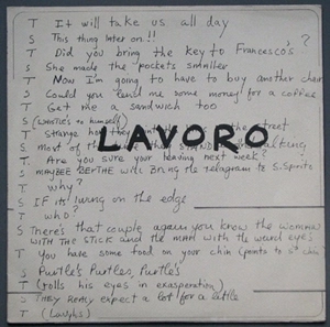 SEAN BERGIN AND TRISTAN HONSINGER / LAVORO