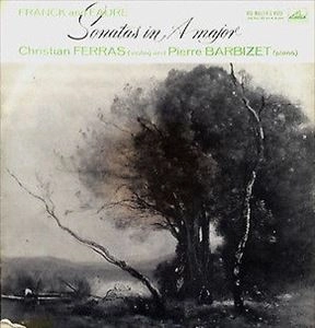 CHRISTIAN FERRAS / クリスチャン・フェラス / FRANCK & FAURE: VIOLIN SONATA