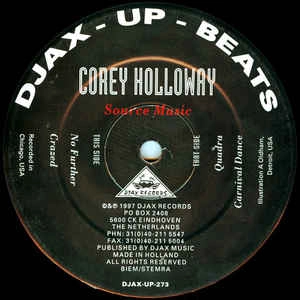 COREY HOLLOWAY / SOURCE MUSIC