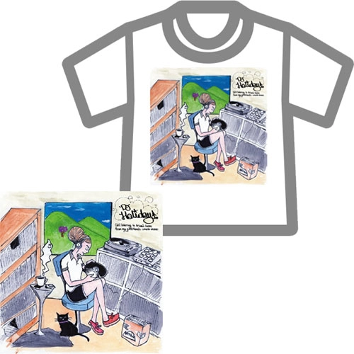 DJ HOLIDAY (a.k.a. 今里 from STRUGGLE FOR PRIDE) / Still Listening to Ariwa Tunes from my girlfriend's console stereo. Tシャツ付きセット/S