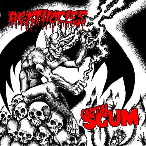 AGATHOCLES : CAPITAL SCUM / SPLIT (LP)