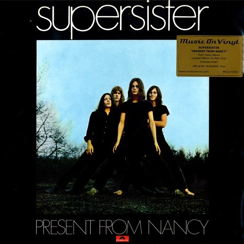 SUPERSISTER / スーパーシスター / PRESENT FROM NANCY: 500 COPIES 180G RED COLOURED VINYL