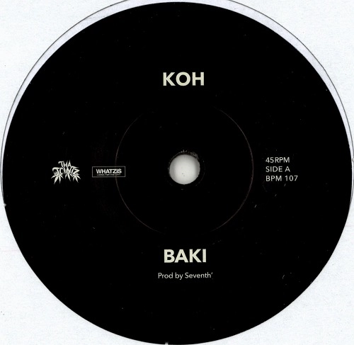 KOH / BAKI b/w 『HIP』
