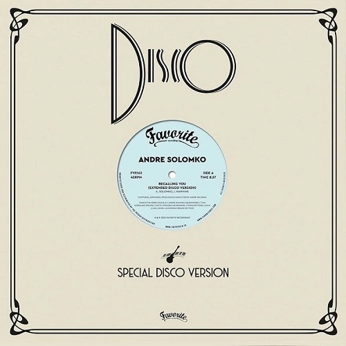 ANDRE SOLOMKO / アンドレ・ソロンコ / RECALLING YOU