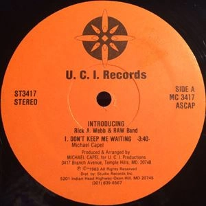 RICK WEBB / DON'T KEEP ME WAITING