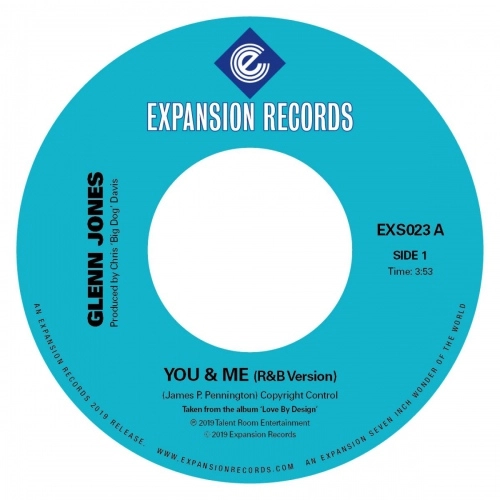GLENN JONES / グレン・ジョーンズ / YOU & ME (R&B VERSION) / YOU & ME (SMOOTH JAZZ VERSION)