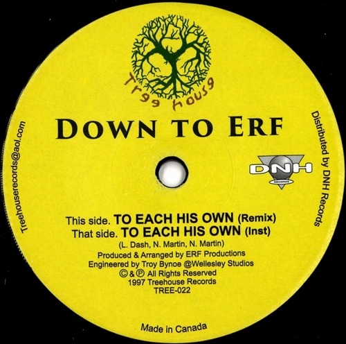 DOWN TO ERF / TO EACH HIS OWN REMIX