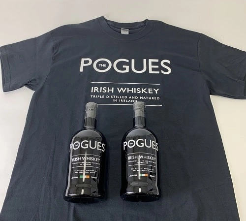 POGUES / ポーグス / ポーグス・アイリッシュ・ウィスキー2本セット+Tシャツ