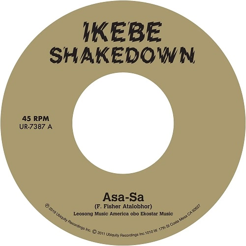 IKEBE SHAKEDOWN / イーケイベイ・シェイクダウン / "ASA-SA / PEPPER(7"")"