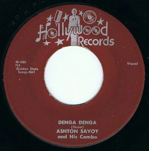 ASHTON SAVOY / RED CALLENDER SEXTETTE / DENGA DENGA / VOODOO