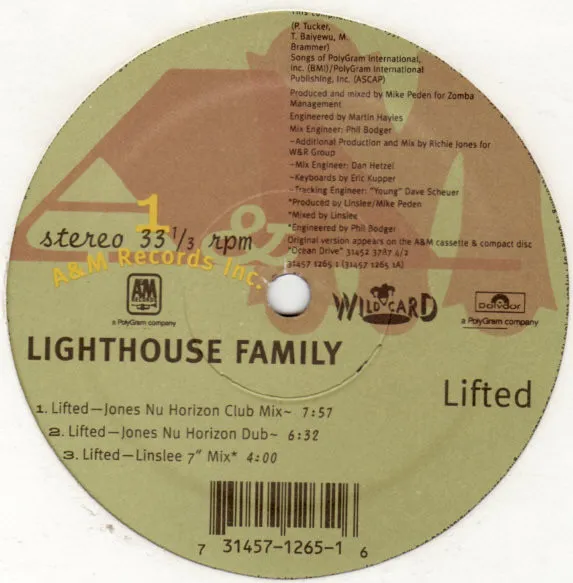 LIGHTHOUSE FAMILY / ライトハウス・ファミリー / LIFTED