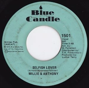 WILLIE & ANTHONY / I CAN'T LEAVE YOUR LOVE ALONE / I CANT LEAVE YOUR LOVE ALONE