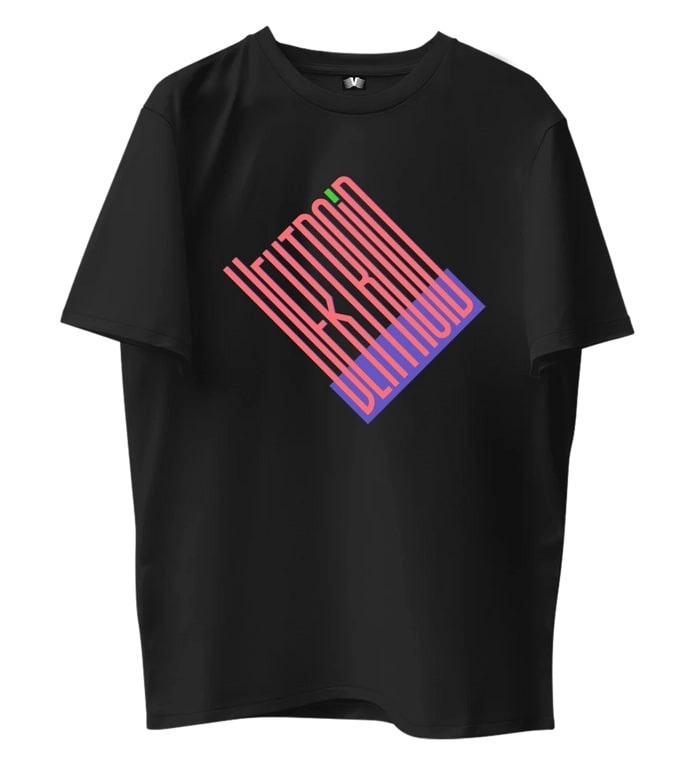 CHRONOS & VERMILION / VEKTROID TEE BLACK SIZE:M