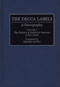 MICHEL RUPPLI / DECCA LABELS DISCOGRAPHY VOLUME 2