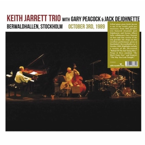 KEITH JARRETT / キース・ジャレット / BERWARDHALLEN, STOCKHOLM OCTOBER 3RD 1989