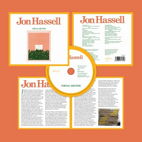 JON HASSELL / ジョン・ハッセル / VERNAL EQUINOX (REMASTERED CD)
