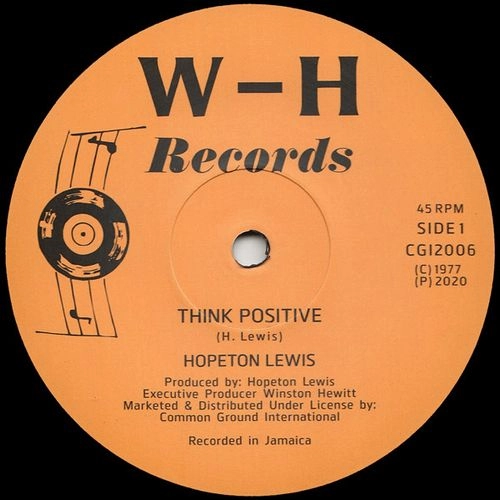 HOPETON LEWIS / THINK POSITIVE 