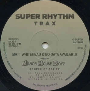 MATT WHITEHEAD & NO DATA AVAILABLE PRESENT MANOR HOUSE BOYZ / EMPLE OF SET EP