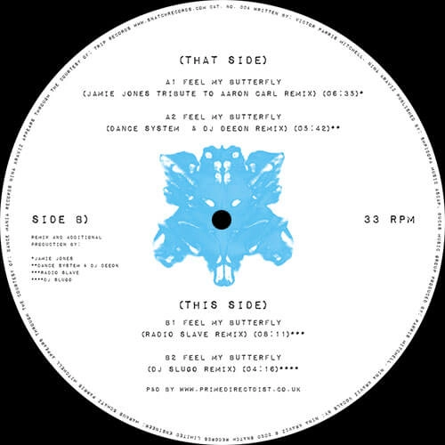 PARRIS MITCHELL VS NINA KRAVIZ / FEEL MY BUTTERFLY (REMIXES)