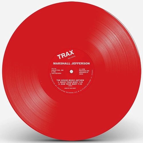 MARSHALL JEFFERSON / マーシャル・ジェファーソン / HOUSE MUSIC ANTHEM (RED VINYL REPRESS)