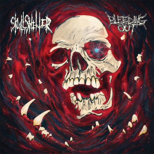 SKULLSHITTER : BLEEDING OUT / SPLIT (LP)