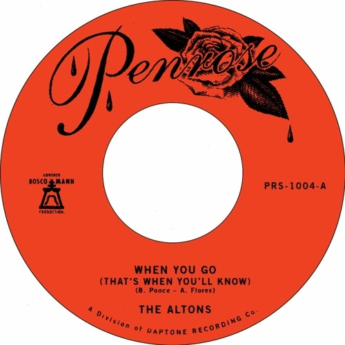 ALTONS / アルトンズ / WHEN YOU GO(THAT'S WHEN YOU'LL KNOW) / OVER&OVER