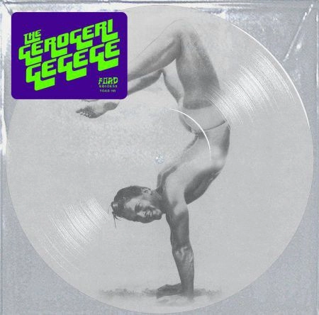 THE GEROGERIGEGEGE / ゲロゲリゲゲゲ / PISS SHOWER GIRLFRIEND (FLUORESCENT VIOLET & GREEN STICKER)