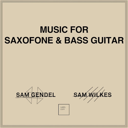 SAM GENDEL & SAM WILKES / サム・ゲンデル&サム・ウィルクス / MUSIC FOR SAXOFONE & BASS GUITAR