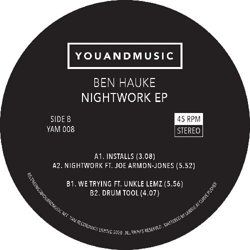 BEN HAUKE / NIGHTWORK EP FEAT JOE ARMON-JONES