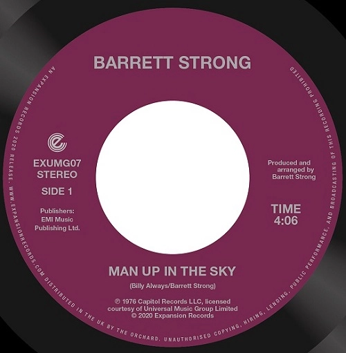 BARRETT STRONG / バレット・ストロング / MAN UP IN THE SKY / IS IT TRUE