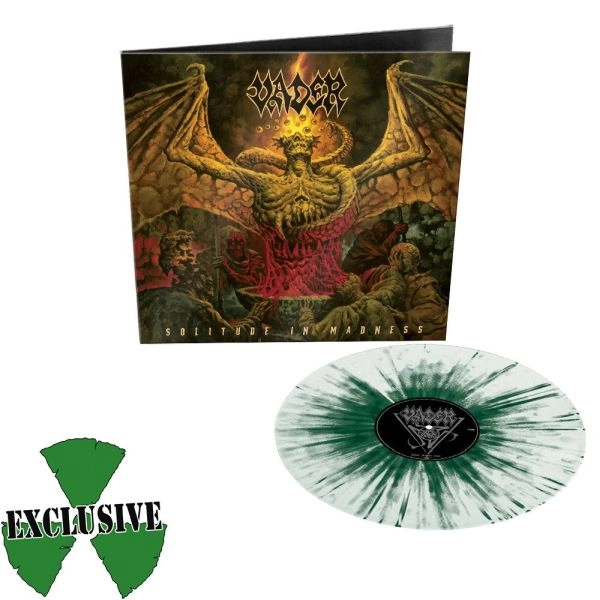 VADER / ヴェイダー / SOLITUDE IN MADNESS<CLEAR/DARK GREEN SPLATTER VINYL>