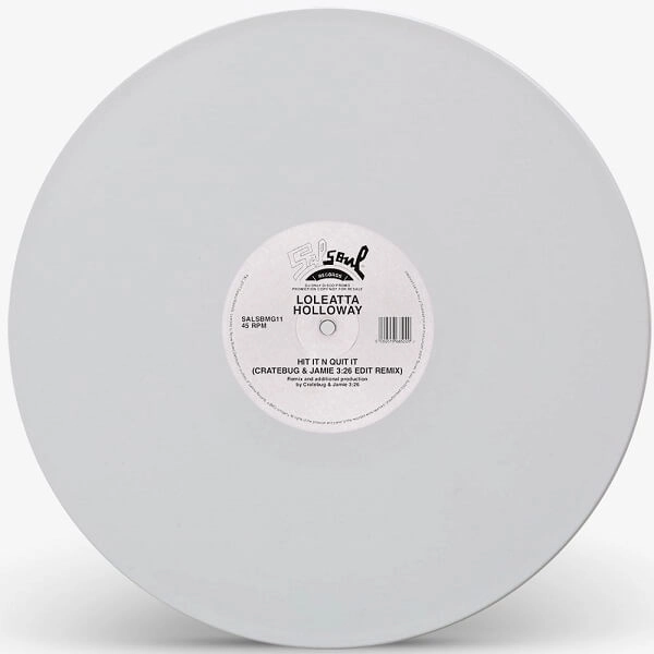 LOLEATTA HOLLOWAY / ロレッタ・ハロウェイ / HIT IT N QUIT IT (CRATEBUG & JAMIE 3:26 EDIT REMIX) (WHITE VINYL)