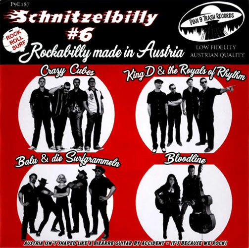 V.A. / SCHNITZELBILLY - ROCKABILLY MADE IN AUSTRIA VOL. 6 (7") / SCHNITZELBILLY - ROCKABILLY MADE IN AUSTRIA VOL. 6（7")