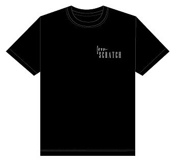 DJ SCRATCH NICE / "from SCRATCH" T-SHIRTS BLACK (L)