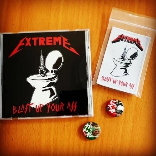 SPLIT (BUTCHER ABC / KANDARIVAS) / Blast Up Your Ass<CD+パッチ+缶バッジ付き限定版>