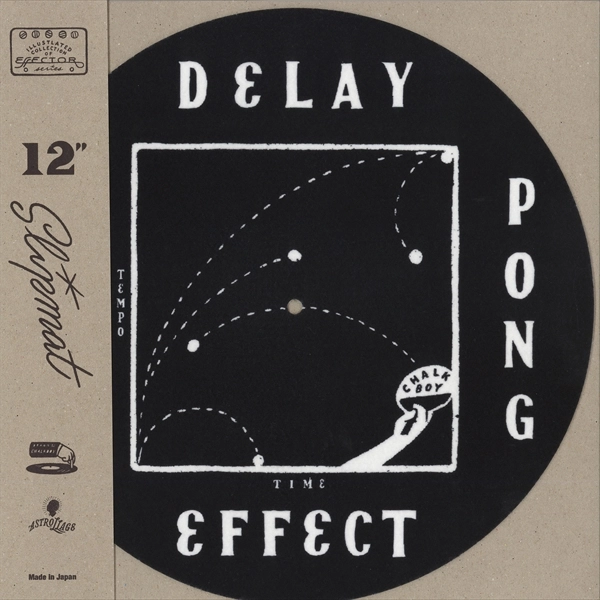ASTROLLAGE / CHALKBOY x astrollage 12" SLIPMAT DELAY(BLACKx WHITE)