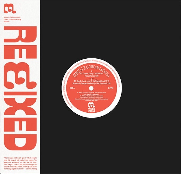 GINOLI / GORDON KOANG / ギノリ / ゴードン・コアン / MAL MI GOA（GINOLI REMIX) / MAL MI GOA (GINOLI REMIX)