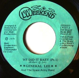 GENERAL LEE / ジェネラル・リー / WE DID IT BABY