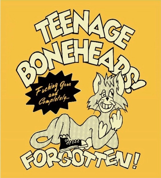TEENAGE BONEHEADS / Fucking gone and completely Forgotten / Fucking gone and completely…Forgotten!（WATER SLIDE盤）