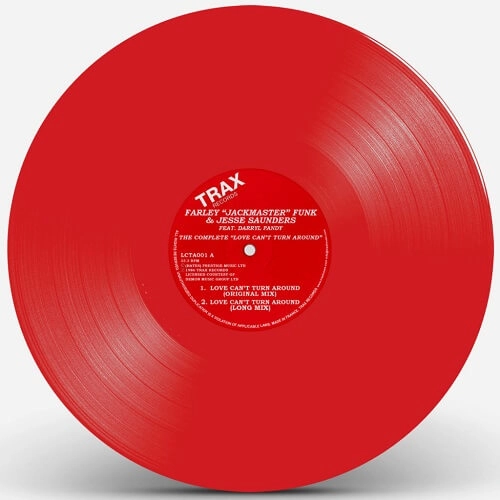 FARLEY JACKMASTER FUNK / COMPLETE "LOVE CAN'T TURN AROUND" (RED VINYL REPRESS)