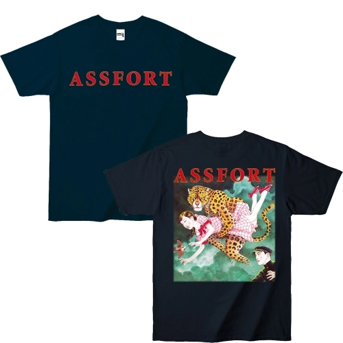 ASSFORT / FREE PUNK CUSTOMIZE KIT T SHIRT BLACK SIZE/M