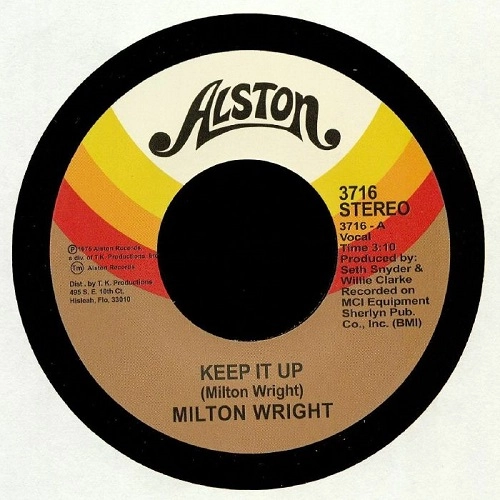 MILTON WRIGHT / ミルトン・ライト / KEEP IT UP (WHITE VINYL REPRESS)