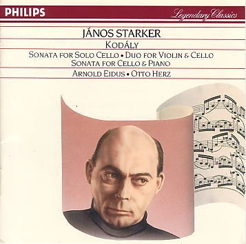 JANOS STARKER / ヤーノシュ・シュタルケル / KODALY:SONATA FOR SOLO CELLO